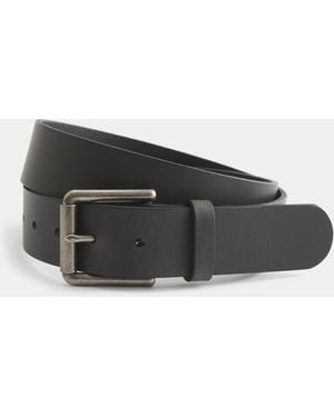 Hollister Classic Leather Belt - Black