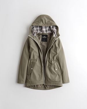 Hollister Nylon Rain Jacket - Green