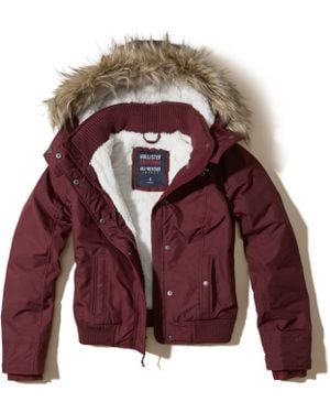 Hollister All-weather Hooded Bomber Jacket - Multicolour