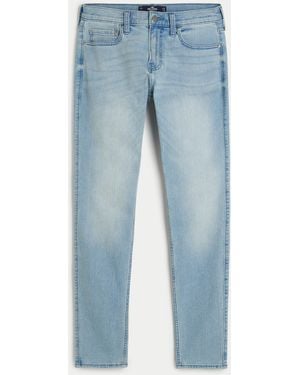Hollister Light Wash Super Skinny Jeans - Blue