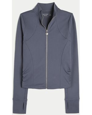 Hollister Gilly Hicks Active Recharge Zip-up Jacket - Blue