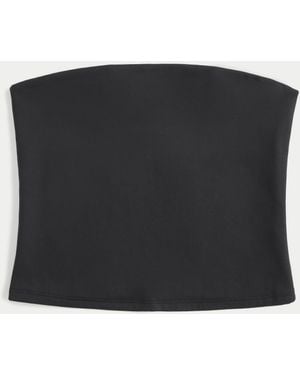 Hollister Nahtloses Schlauchoberteil aus weichem Stretchmaterial - Schwarz