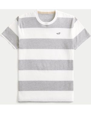 Hollister Cotton Icon Crew T-shirt - White