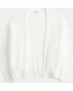 Hollister Easy No-close Lace Sleeve Cardigan - White
