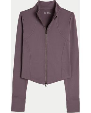 Hollister Gilly Hicks Active Recharge Zip-up Jacket - Purple