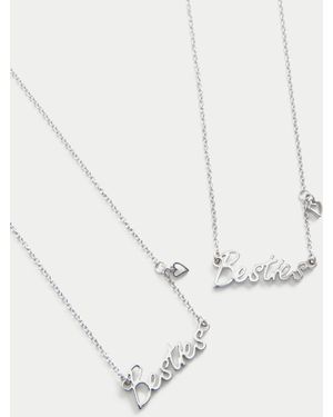 Hollister Besties Necklace 2-pack - White