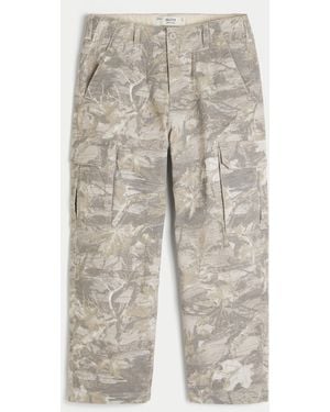 Hollister Camo Skater Baggy Cargo Trousers - Multicolour