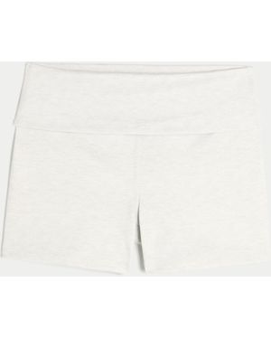 Hollister Gilly Hicks Active Foldover Shortie - Natural