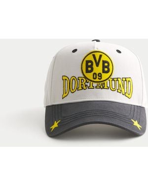 Hollister Borussia Dortmund Graphic Baseball Hat - White