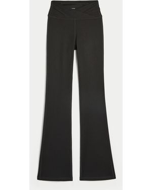 Hollister Gilly Hicks Active Recharge Wrap Waist Boot Leggings - Black