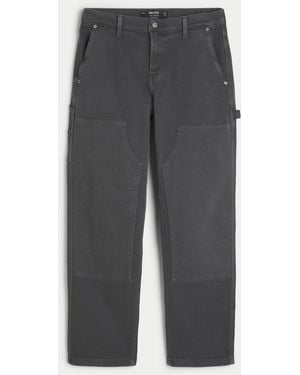 Hollister Loose Carpenter Jeans - Grey