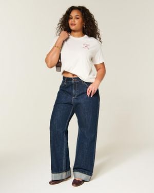Hollister Oversized-Tee mit "Kevin – Allein zu Haus"-Grafik - Blau