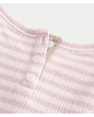 Hollister Ultimativ kuscheliges Pointelle-Henley-Tanktop - Pink