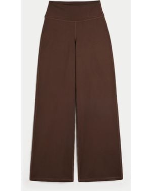 Hollister Gilly Hicks Active Recharge Wide-leg Trousers - Brown
