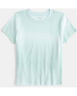 Hollister Crew Baby Tee - Blue