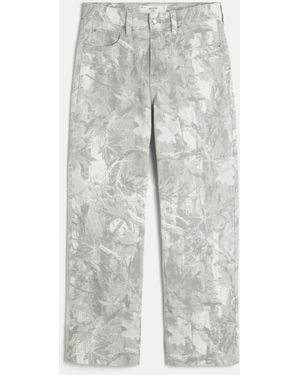 Hollister Camo Baggy Jeans - Grey