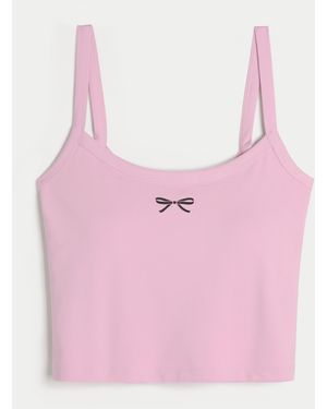 Hollister Gilly Hicks Active Recharge Graphic Tank - Pink
