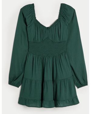Hollister On/off The Shoulder Skort Dress - Green