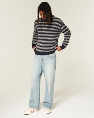Hollister Kastiger, flauschiger Pullover mit Rundhalsausschnitt - Mehrfarbig