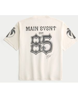 Hollister Baggy Jey Uso Yeet Graphic Jersey - Natural