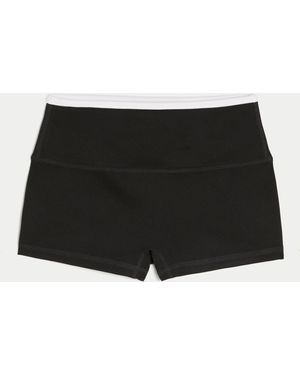 Hollister Gilly Hicks Active Recharge Tipped Shortie - Black