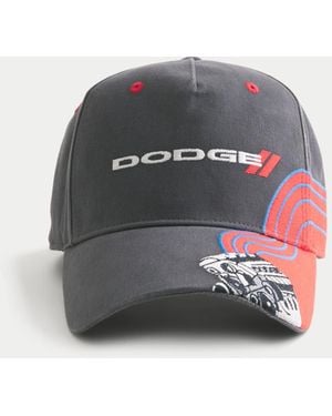 Hollister Baseballkappe mit Dodge-Grafik - Mehrfarbig