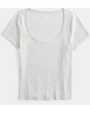 Hollister Scoop T-shirt - White
