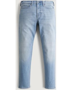 Hollister Light Wash Athletic Skinny Jeans - Blue