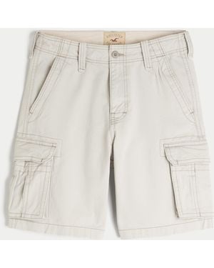 Hollister Baggy Cargo Shorts - Natural