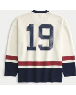Hollister Baggy Hockey Jersey - Blue