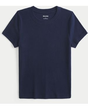 Hollister Crew Baby Tee - Blue