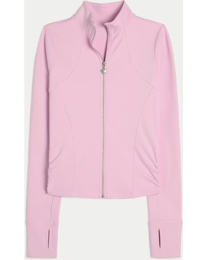 Hollister Gilly Hicks Active Recharge Zip-up Jacket - Pink