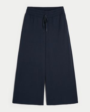 Hollister Gilly Hicks Baggy Cosy Waffle Trousers - Blue