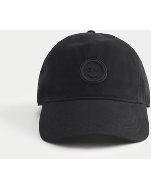 Hollister Gilly Hicks Logo Baseball Hat - Black