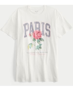 Hollister Paris Graphic Tee - White