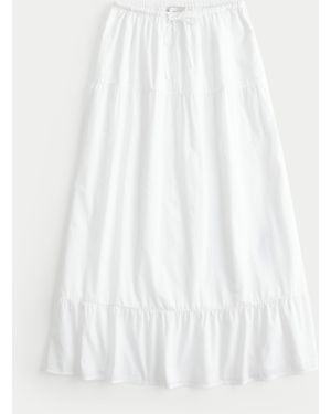 Hollister Pull-on Maxi Skirt - White