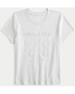 Hollister Baby-Tee mit Logografik - Weiß