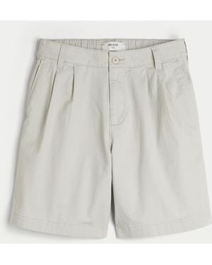 Hollister Above-the-knee Baggy Bermuda Flex Waist Shorts - Grey