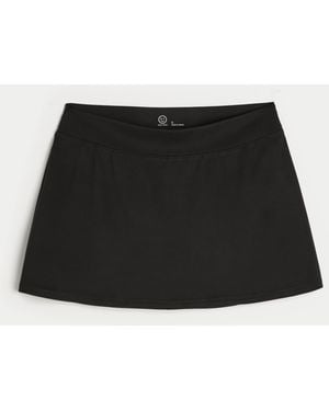 Hollister Gilly Hicks Active Recharge Skortie in A-Linie - Schwarz