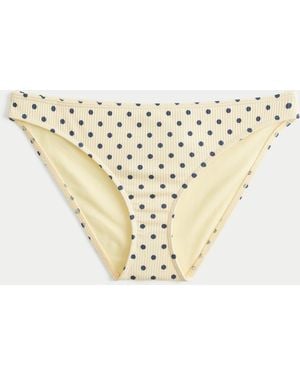 Hollister Rib Bikini Bottom - Metallic