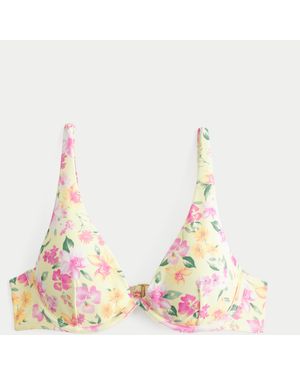 Hollister High Apex Underwire Bikini Top - Natural