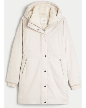 Hollister All-weather Sherpa-lined Parka - Natural