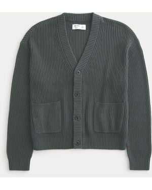 Hollister Boxy Cardigan - Green