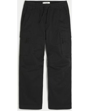 Hollister Baggy Workwear Trousers - Black