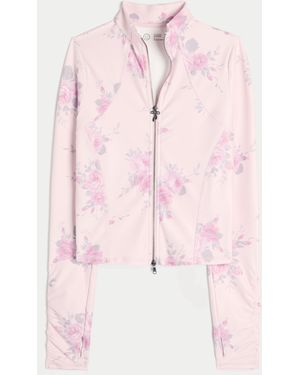 Hollister Gilly Hicks Active Recharge Zip-up Jacket - Pink