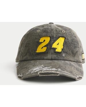 Hollister Destroyed Jeff Gordon Nascar Graphic Baseball Hat - Multicolour