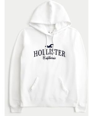 Hollister Oversized Logo Graphic Hoodie in Blue Lyst UK