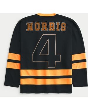 Hollister Baggy Mclaren Graphic Hockey Jersey - Black