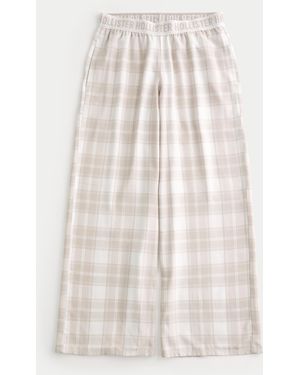 Hollister 24/7 Baggy Pyjama Trousers - White