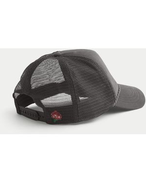 Hollister Trucker-Cap mit Cabo San Lucas-Grafik - Schwarz
